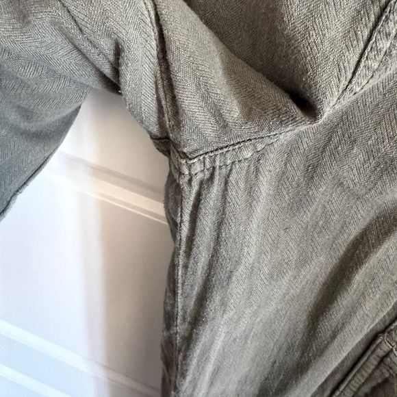 Free People Feelin’ Good Sage Green Utility Jogger Trousers - Picture 4 of 5